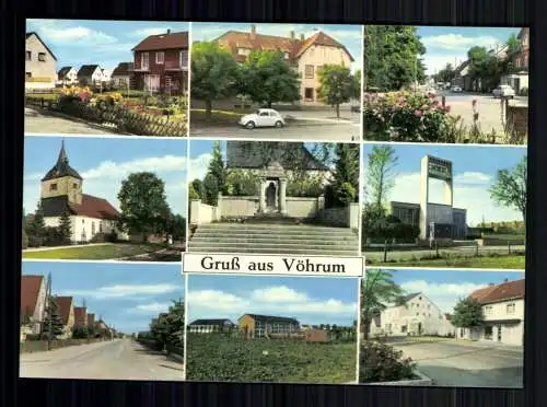 Vöhrum, 9 Bilder Karte u. a. Kirche - 417638