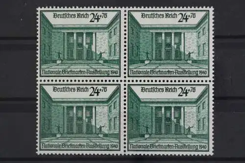 Deutsches Reich, MiNr. 743, 4er Block, postfrisch - 624475