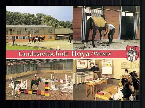 Hoya / Weser, Landesreiterschule, Wappen - 417691