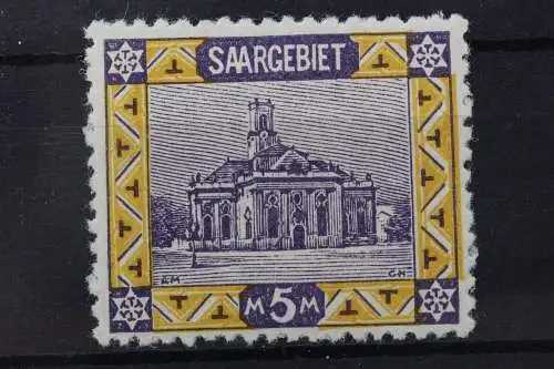 Saargebiet, MiNr. 67, Falz - 206736