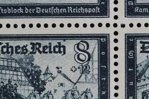 Deutsches Reich, MiNr. 889 PLF II, 12er Block, postfrisch - 623258