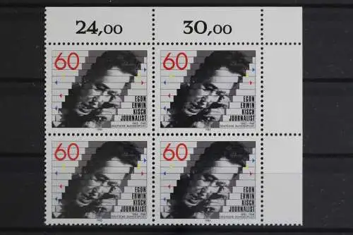 Deutschland (BRD), MiNr. 1247, 4er Block, Ecke re. oben, postfrisch - 625237