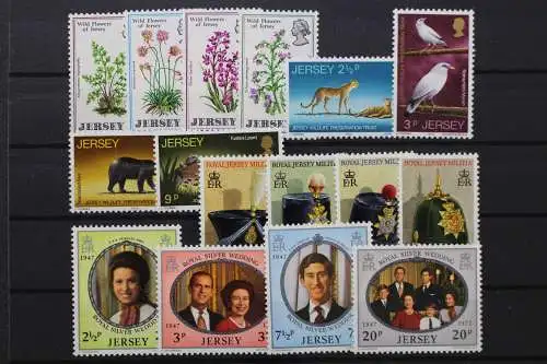 Jersey, MiNr. 61-76 Jahrgang 1972, postfrisch - 205170