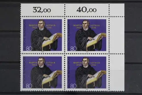 Deutschland (BRD), MiNr. 1193, 4er Block, Ecke re. oben, postfrisch - 625253