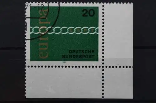 Deutschland (BRD), MiNr. 675, Ecke rechts unten, gestempelt - 646887