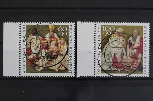 Deutschland (BRD), MiNr. 1639-1640, zentrischer Stempel, EST - 627515