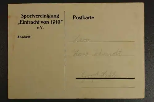 Celle, Sportvereinigung "Eintracht von 1910" e.V., Einladung 1930 - 510572