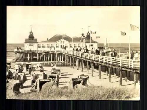 Ahlbeck, Strand mit Seebrücke - 416925