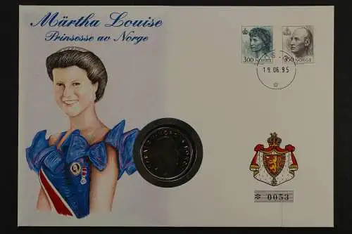 Norwegen, Märtha Louise, 1995, Numisbrief - 207401