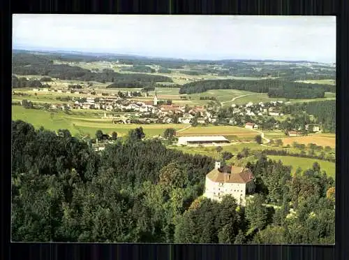 Amerang /Obb., Blick zum Ort mit Schloß Crailsheim - 416947