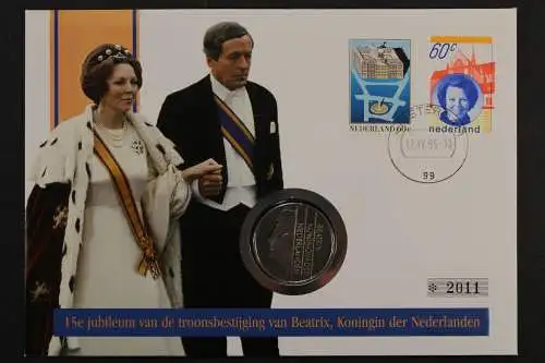 Niederlande, Beatrix, 15. Jahrestag der Krönung, Numisbrief - 207472