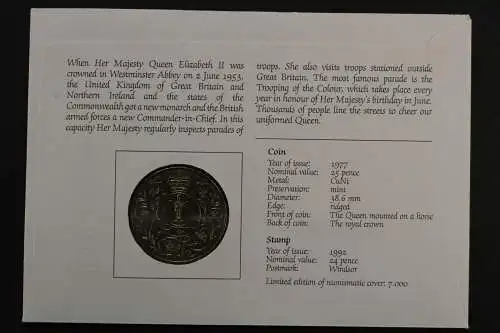 Großbritannien, Queen Elizabeth, Commander in Chief, 1993, Numisbrief - 207486