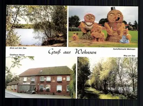 Wehnsen, Krs. Peine, See, Kartoffelmarkt, Gasthaus Heuer, Weg am See - 417653