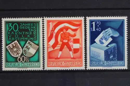 Österreich, MiNr. 952-954, postfrisch - 626488