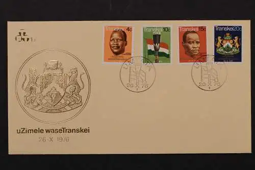 Transkei, MiNr. 18-21, FDC - 207980