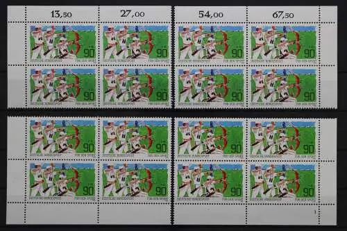 Deutschland (BRD), MiNr. 1128 Viererblock alle 4 Ecken FN 1, postfrisch - 207506