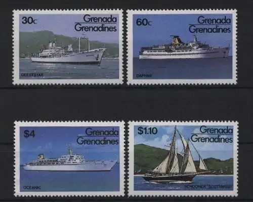 Grenada-Grenadinen, Schiffe, MiNr. 611-614, postfrisch - 693898