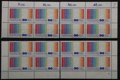 Deutschland (BRD), MiNr. 1053 Viererblock alle 4 Ecken FN 2, postfrisch - 207559