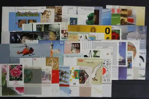 Deutschland, MiNr. 2637-2706, Jahrgang 2008, Ecke links unten, postfrisch - 625940