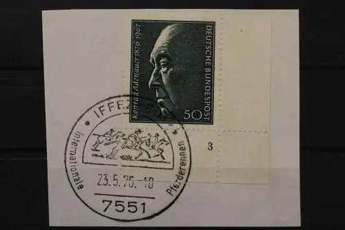 Deutschland (BRD), MiNr. 876, Ecke rechts unten, FN 3, Briefstück - 648856