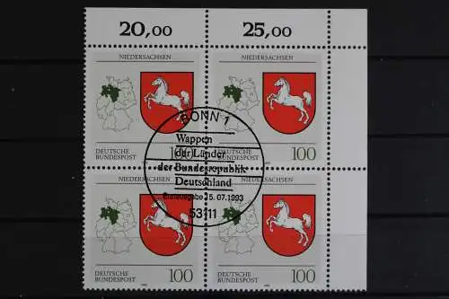 Deutschland (BRD), MiNr. 1662, 4er Block, Ecke rechts oben, ESST - 626389