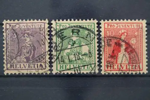 Schweiz, MiNr. 133-135, gestempelt - 208563