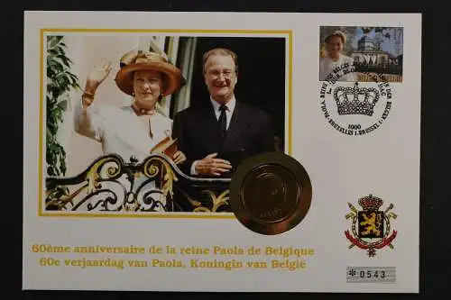 Belgien, Paola, 1997, Numisbrief - 207444