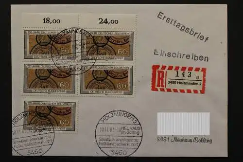 Deutschland (BRD), MiNr. 1195. Viererblock, EST - 648977