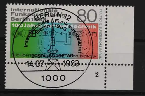 Berlin, MiNr. 702, Ecke rechts unten, FN 2, ESST - 626708