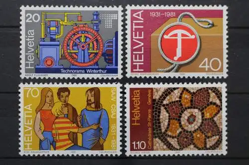 Schweiz, MiNr. 1206-1209, postfrisch - 207822