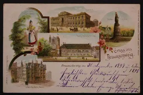 Braunschweig, Bahnhof, Burg, Denkmal, Deutsches Haus - 423068