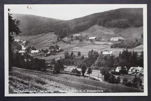 Bad Schwarzbach im Isergebirge, oberer Ortsteil mit dem Dressierberg - 423225