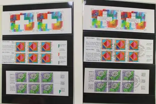 Schweiz Markenheftchen Sammlung mit 99 Heftchen - 707524