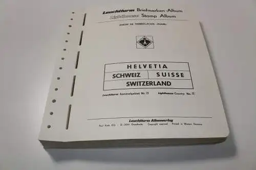 Leuchtturm, Schweiz 1960-2009, mit Klemmtaschen - 901970