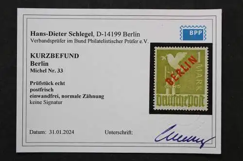 Berlin, MiNr. 21-34, postfrisch, BPP Signatur - 208292