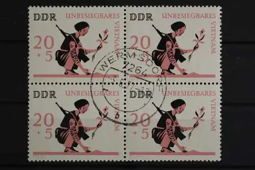 DDR, MiNr. 1220, Viererblock, gestempelt - 628567