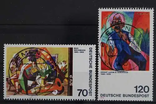 Deutschland (BRD), MiNr. 822-823, zentrische Stempel, gestempelt - 627174