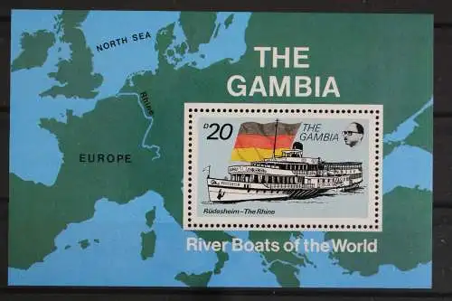 Gambia, Schiffe, MiNr. Block 155, postfrisch - 627725