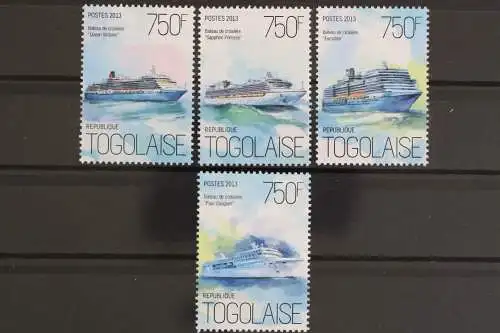 Togo, Schiffe, MiNr. 5436-5439, postfrisch - 627671