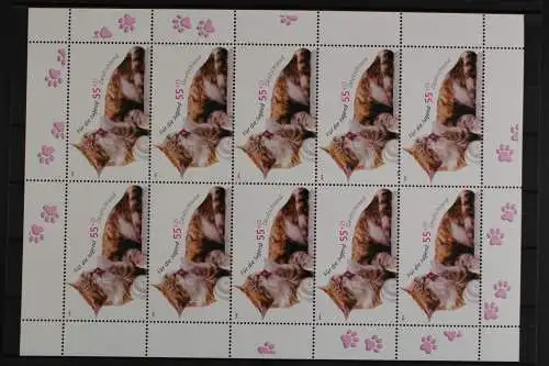 Deutschland (BRD), MiNr. 2405, Kleinbogen Katzen, postfrisch - 630610