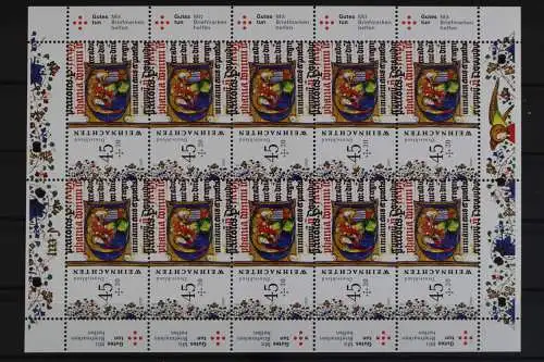 Deutschland, MiNr. 2763, Kleinbogen, Weihnachten, postfrisch - 630884