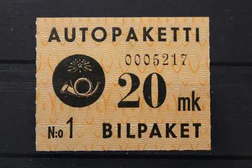 Finnland Autopaketmarken, MiNr. 3, postfrisch - 209565