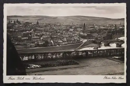 Trier, an der Mosel, Blick vom Weisshaus auf die Stadt - 423047