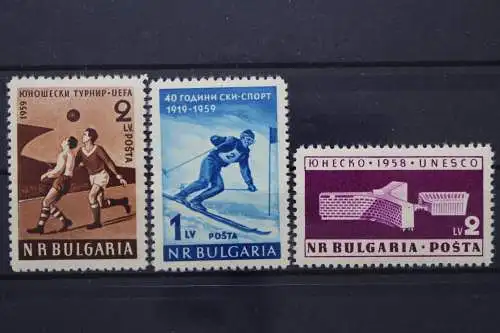 Bulgarien, MiNr. 1101, 1102 + 1103 A, postfrisch - 210063