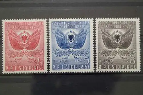 Albanien, MiNr. 500-502, Falz - 209023