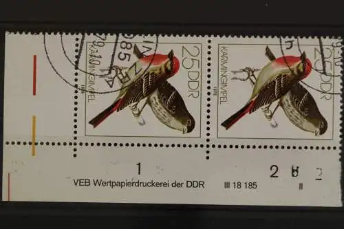 DDR, MiNr. 2391, Paar, Ecke re. unten, DV II, gestempelt - 629497