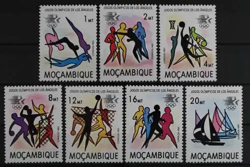 Mocambique, Olympiade, MiNr. 928-934, postfrisch - 630122