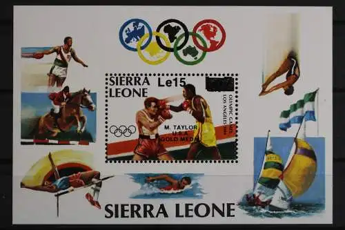 Sierra Leone, Olympiade, MiNr. Block 33, postfrisch - 630060