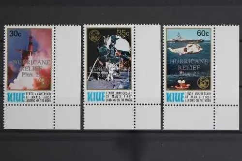 Niue, MiNr. 288-290, Hurrikan, Mondlandung, postfrisch - 633044