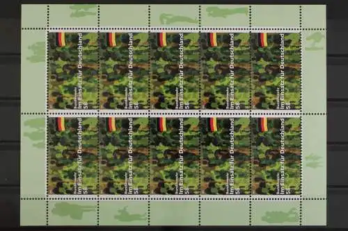 Deutschland, MiNr. 3015, Kleinbogen, Bundeswehr, postfrisch - 631085